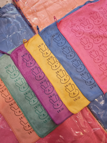 دستمال خرگوشی 6عددی نانو ۴۰×۴۰