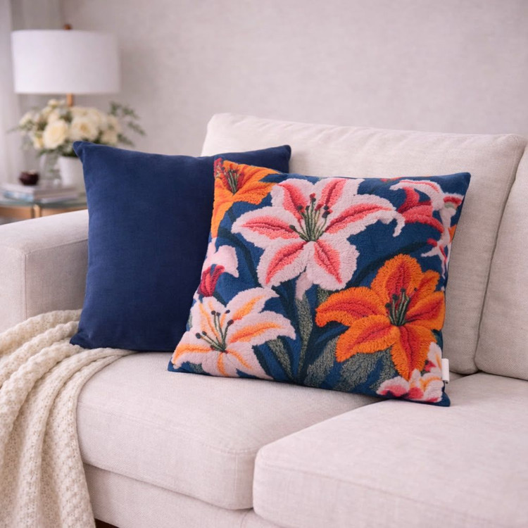 کوسن ترک چاپی جفتی 45×45 بدون الیاف