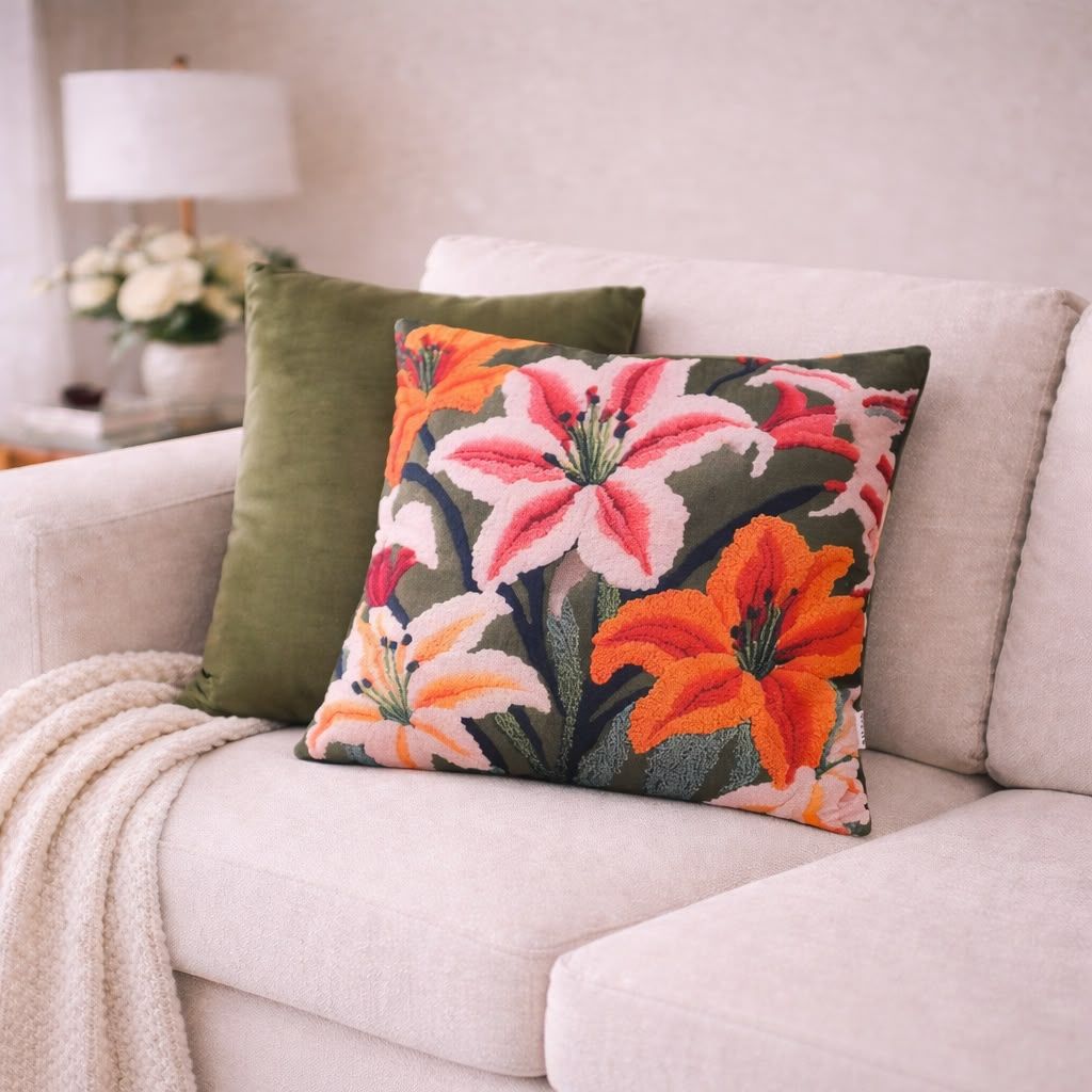 کوسن ترک چاپی جفتی  45×45 بدون الیاف