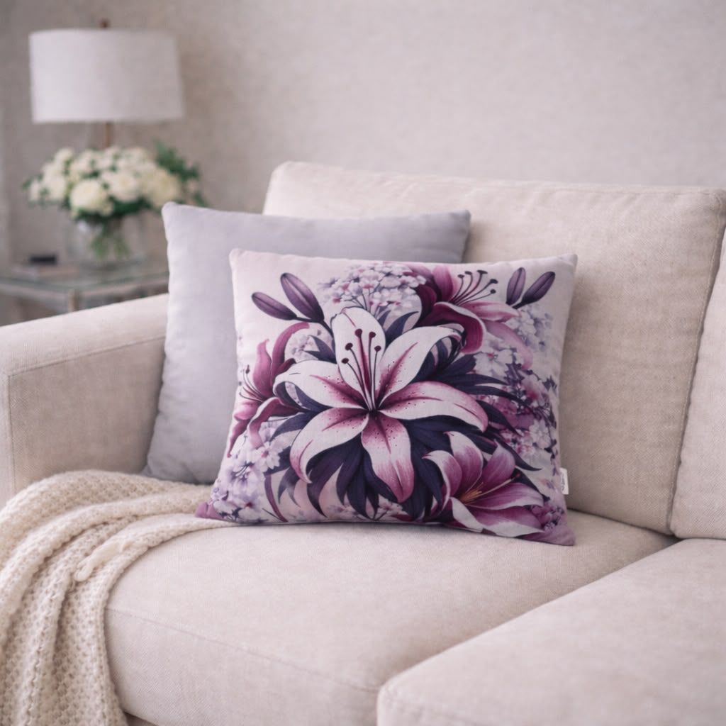 کوسن ترک چاپی جفتی  45×45 بدون الیاف