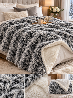 پتو تدی یکنفره ترک سایز 160×220 برندAbercrombie(ابرکرومبی)