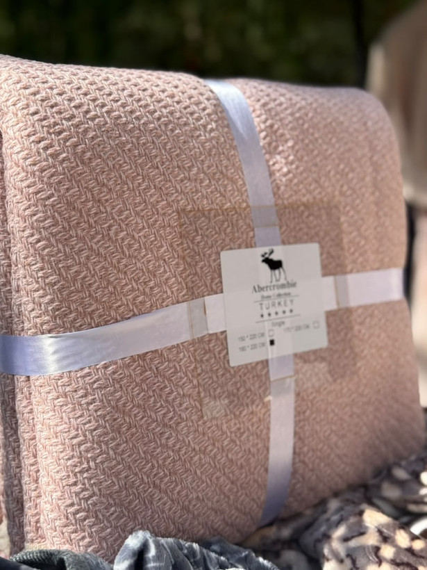 پتو تدی یکنفره ترک سایز 160×220 برندAbercrombie(ابرکرومبی)