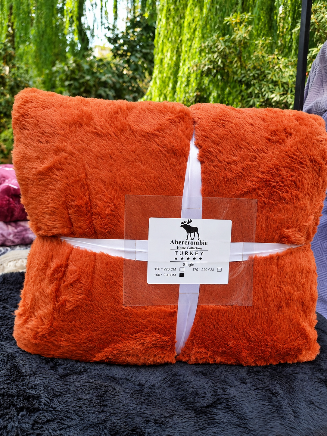 پتو تدی یکنفره ترک سایز 160×220 برندAbercrombie(ابرکرومبی)