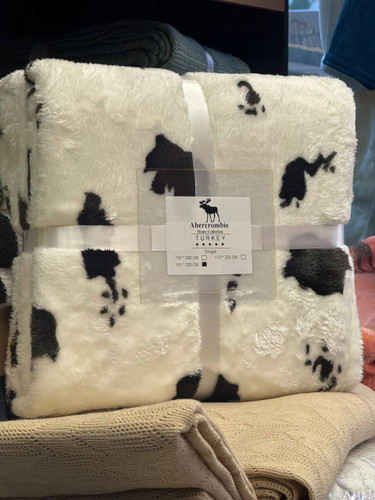 پتو تدی یکنفره ترک سایز 160×220 برندAbercrombie(ابرکرومبی)
