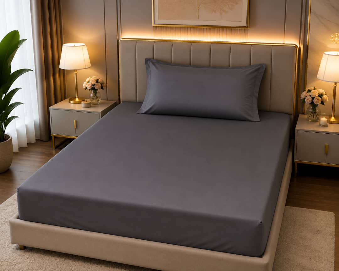 ملحفه یکنفره کشدار با روبالشتی سایز 160×200